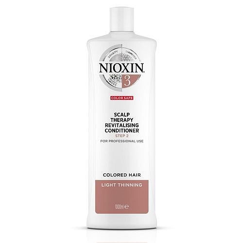 Nioxin Revitalizér pokožky pro jemné barvené mírně řídnoucí vlasy System 3  300 ml