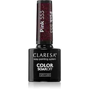 Claresa SoakOff UV/LED Color Balloon Journey gelový lak na nehty odstín Pink 553 5 g