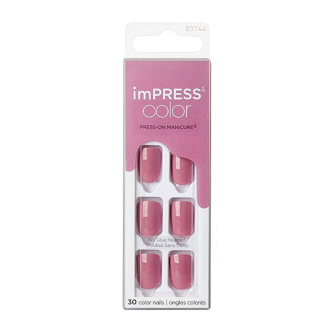 Samolepící nehty imPRESS Color Petal Pink 30 ks