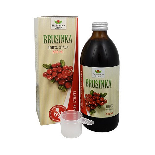 Brusinka - 100% šťáva z brusinky 500 ml