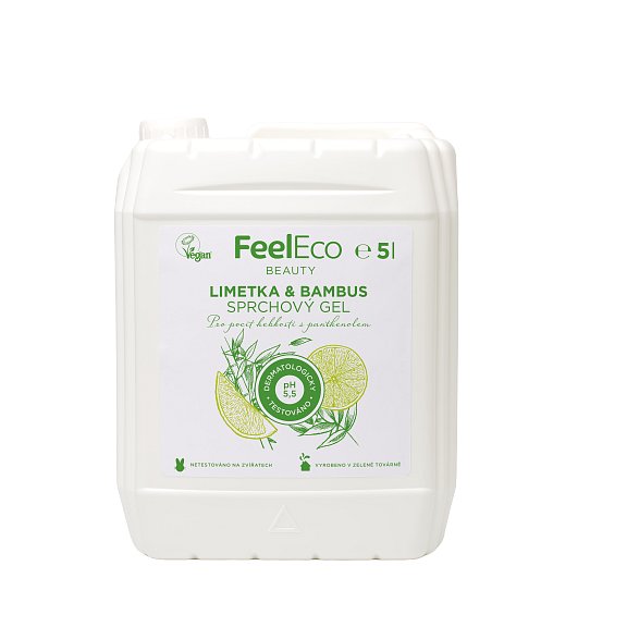 Feel Eco sprchový gel limetka&bambus 5l