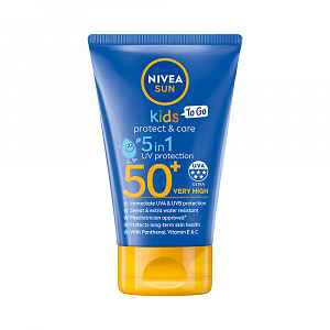 Nivea SUN Protect & Care OF50+ dětské kapesní mléko na opalování 50 ml