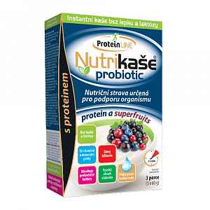 Nutrikaše Probiotic protein a superfruits 3x60 g