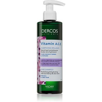 Vichy Dercos Vitamin A.C.E revitalizační šampon pro rozzáření mdlých vlasů  250 ml