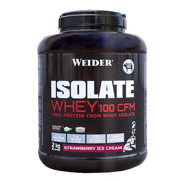 ISOLATE WHEY 100 CFM 100%, syrovátkový isolát, 2kg, Jahoda - ice cream