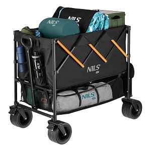 Nils Kempingový vozík NC2607 XXL 160L černo-oranžový