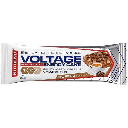 NUTREND Voltage Energy cake with caffeine káva 65g