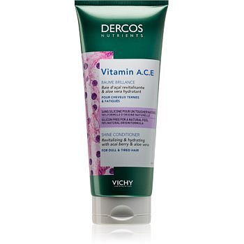 Vichy Dercos Vitamin A.C.E revitalizační kondicionér pro rozzáření mdlých vlasů  200 ml