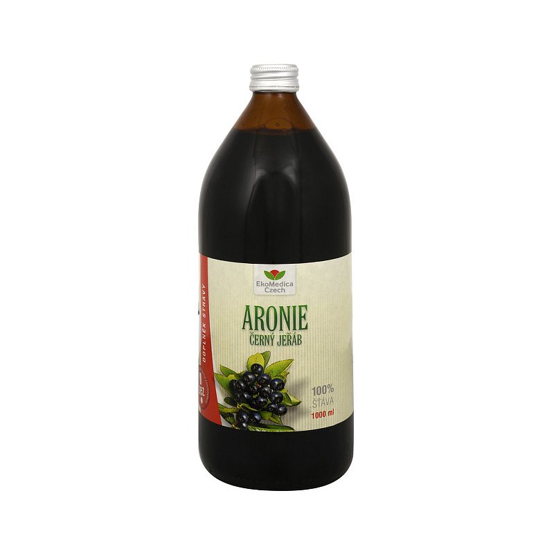 Arónie - 100% šťáva z plodu aronie černoplodé 1000 ml