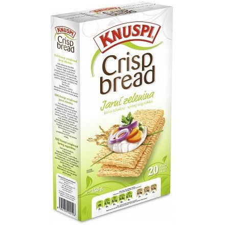 Knuspi Crispbread jarní zelenina 150g