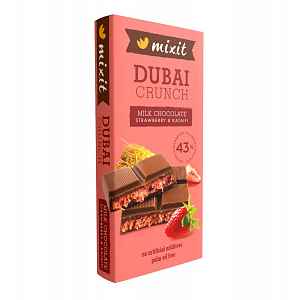 Mixit Dubajská čokoláda s jahodovou náplní 70 g