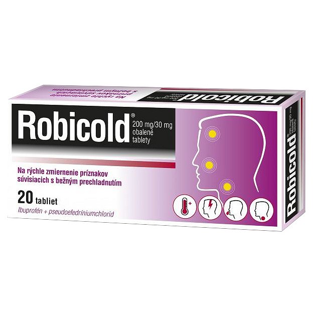 Robicold 200mg/30mg 20 tablet