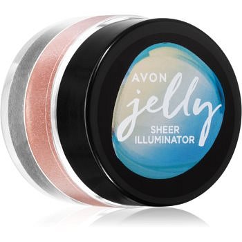 Avon Jelly rozjasňovač na obličej a tělo odstín Rose Glow 10 g