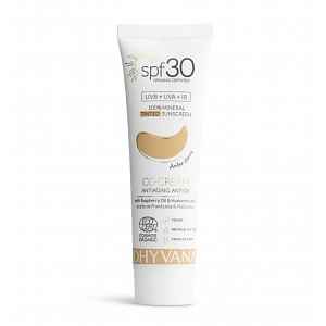 Dhyvana Přírodní minerální tónovací krém SPF30 Amber Honey 50 ml