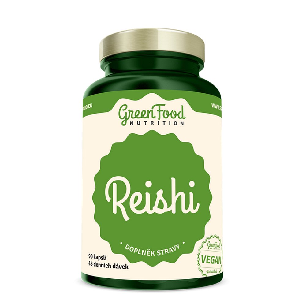 GREENFOOD NUTRITION Reishi 90 kapslí