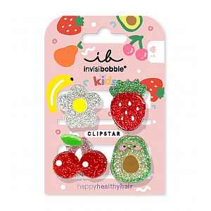 Invisibobble Clipstar Kids Frutti Fun sřipeček do vlasů 4 ks