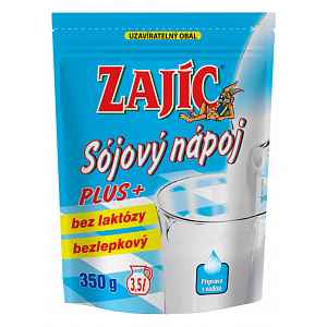 Zajíc Sójový nápoj PLUS uzavíratelný sáček 350 g