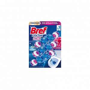 BREF Blue Aktiv Fresh Flowers tuhý WC blok 3x50 g