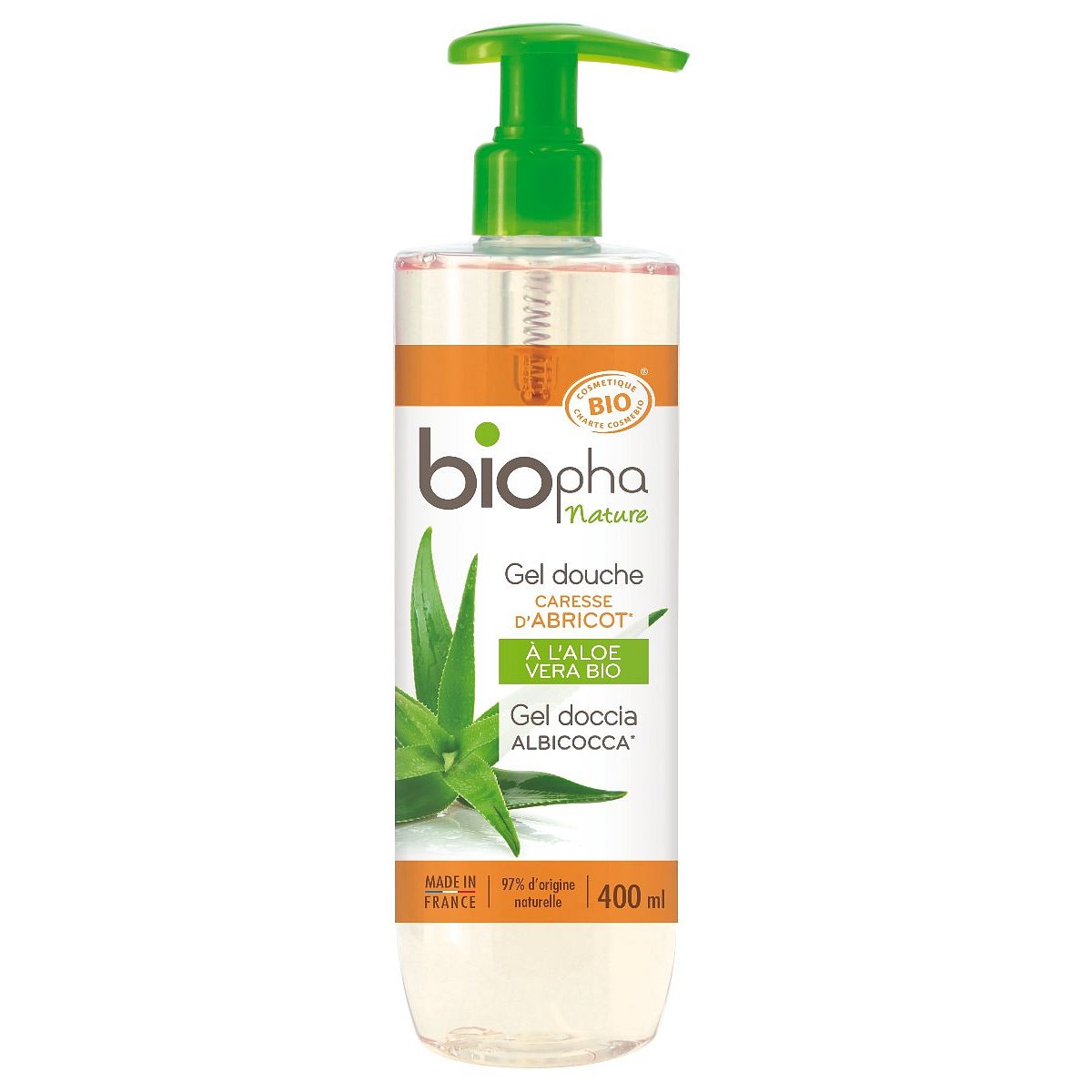 BioPha Sprchový gel Meruňka 400 ml