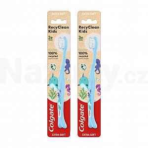 Colgate RecyClean Kids dětský zubní kartáček 2 ks