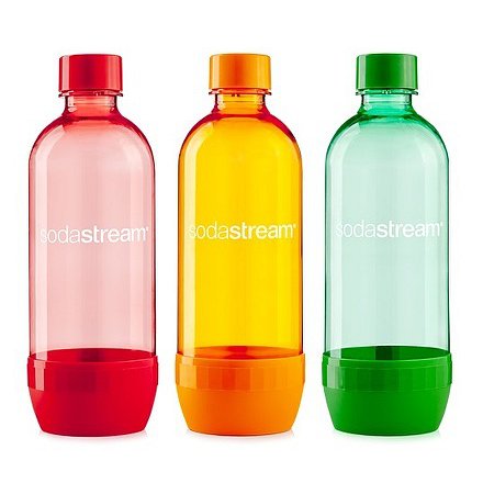 Lahev TriPack 1l ORANGE/RED/BLUE/GREEN SODASTREAM