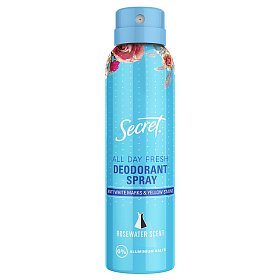 Secret Rosewater Tělový Deodorant Ve Spreji Pro Ženy 150 ml