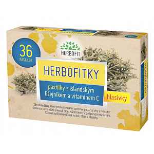 Herbofitky s islandským lišejníkem a vit.C 36 pastilek