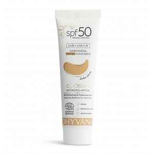 Dhyvana Přírodní minerální tónovací krém SPF50 Amber Honey 50 ml