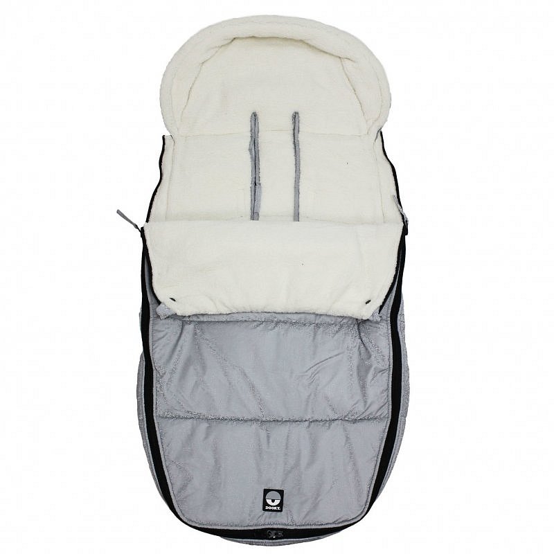 DOOKY Fusak Footmuff vel. L Frosted Silver Sky