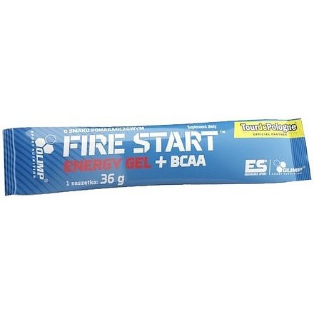 Olimp Fire Start Energy Gel + BCAA pomeranč 36g