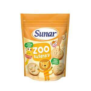 Sunar ZOO sušenky s vápníkem a vit.B1 12m+150g