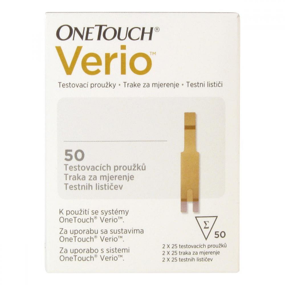 Testovací proužky OneTouch Verio 50ks