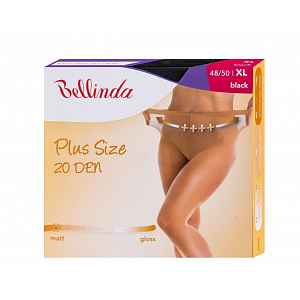 Bellinda Plus Size 20 DEN vel. XL punčochové kalhoty černé