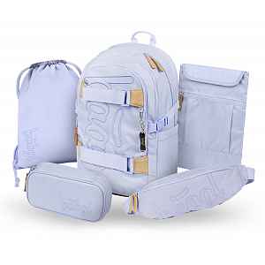 Baagl Školní set Skate Lilac III