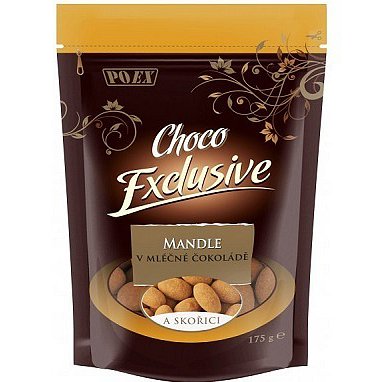 Mandle v mléčné čokoládě se skořicí 175g