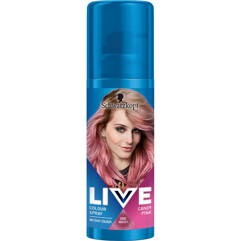Schwarzkopf Live Color Candy Pink vlasový sprej 120 ml