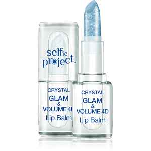 Selfie Project Crystal Glam & Volume 4D Lip Balm balzám na rty s peptidy 3.5 g