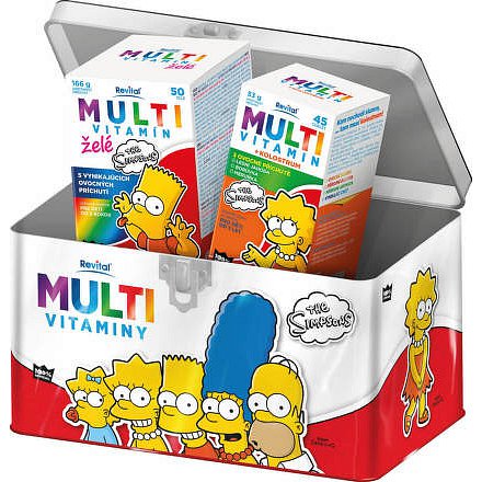 The Simpsons Multivitaminy v plechové dóze