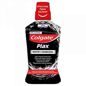 Colgate Plax White + Charcoal ústní voda 500 ml