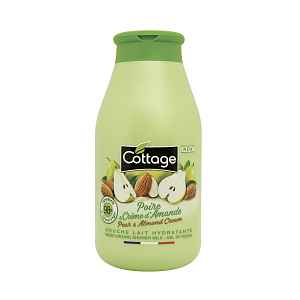 Cottage Moisturizing Shower Milk - Pear & Almond Cream sprchové mléko 97% přírodní  250 ml