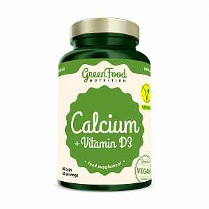 GREENFOOD NUTRITION Aquamine + vitamin D3 60 kapslí