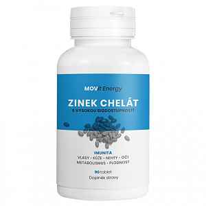 MOVIt Energy Zinek Chelát 15 mg 90 tablet