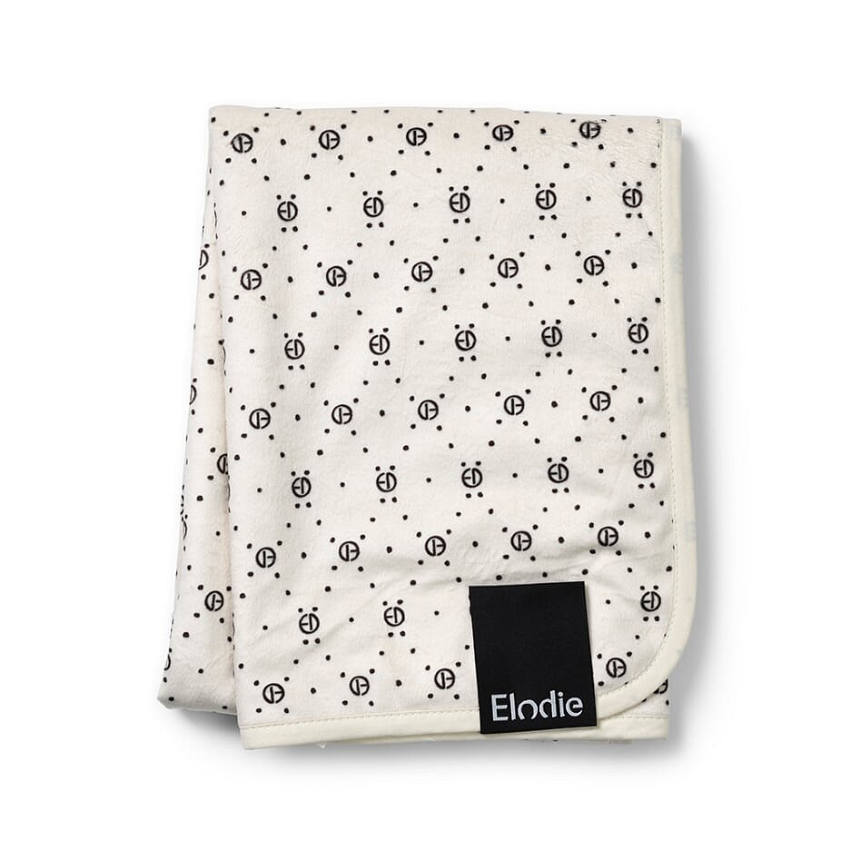 ELODIE DETAILS Deka zamatová Monogram print