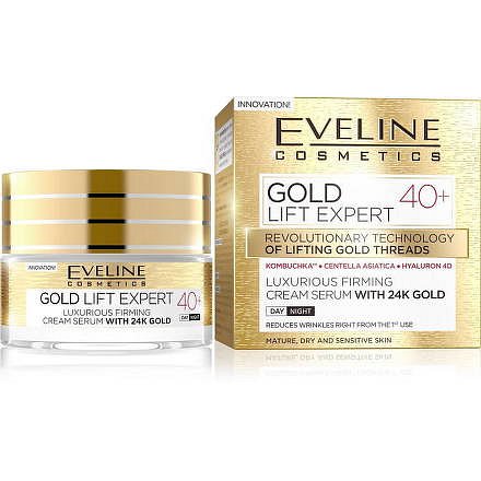 EVELINE GOLD LIFT Expert Denní/Noční krém 40+ 50ml