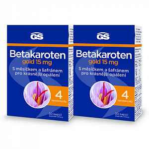 GS Betakaroten gold 15mg cps.30 - balení 2 ks