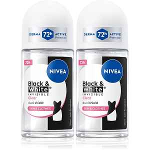 NIVEA Black & White Invisible Clear sada na tělo