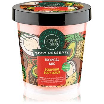 Organic Shop Body Desserts Tropical Mix zeštíhlující tělový peeling  450 ml