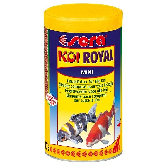 Sera základníé krmivo pro koi a iostatní jezírkové ryby Koi Royal Mini 1l