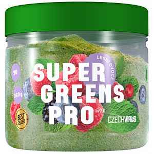 Czech Virus Super Greens PRO Lesní ovoce 330 g