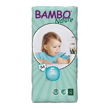 BAMBO Nature Junior plenkové kalhotky 12-22 kg 54ks